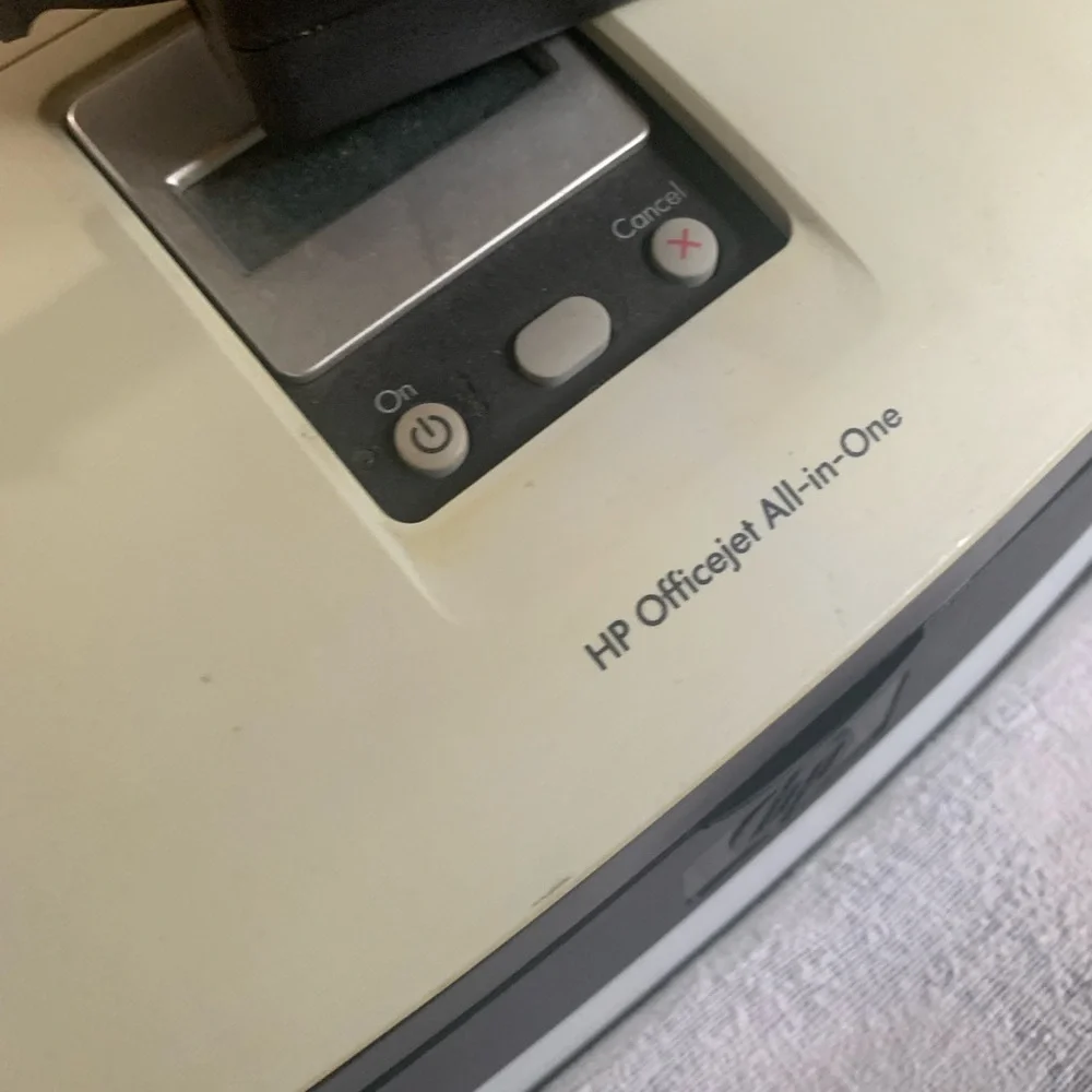 HP Officejet J3680 All-in-One Printer Fax Scanner Copier